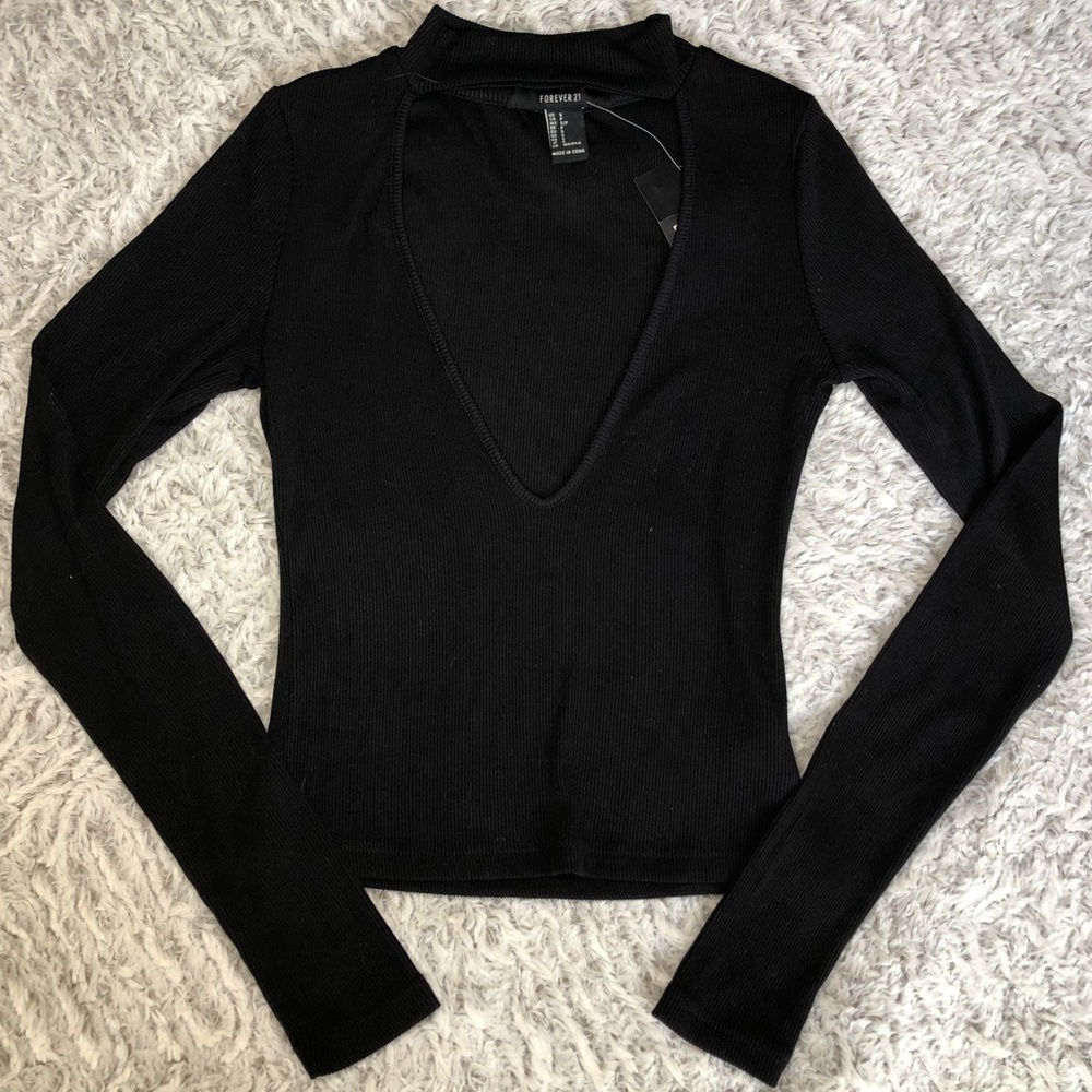 Long Sleeve V Neck